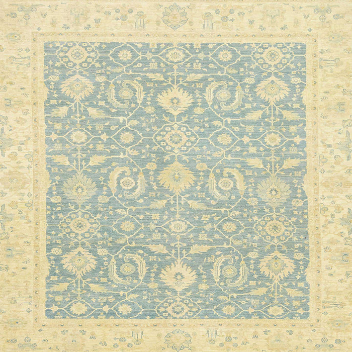 Square Machine Washable Abstract Sage Green Rug, wshabs2818