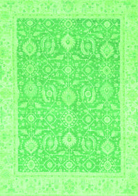 Oriental Green Traditional Rug, abs2818grn