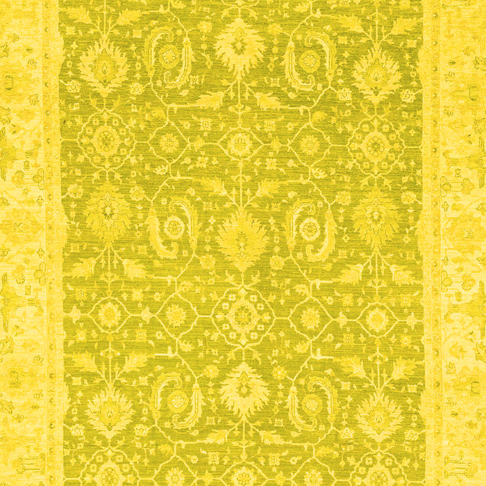 Oriental Yellow Traditional Rug, abs2818yw