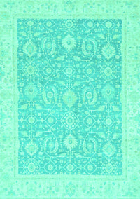 Oriental Turquoise Traditional Rug, abs2818turq