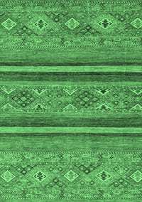 Abstract Emerald Green Modern Rug, abs2819emgrn