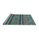 Sideview of Machine Washable Abstract Light Blue Modern Rug, wshabs2819lblu