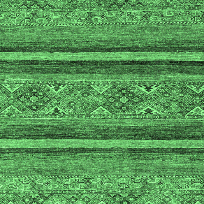Machine Washable Abstract Emerald Green Modern Area Rugs, wshabs2819emgrn