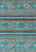 Abstract Light Blue Modern Rug, abs2819lblu