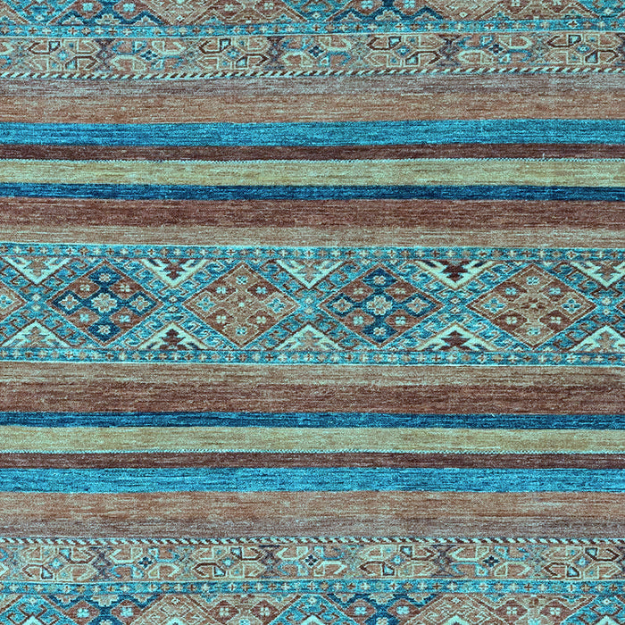 Abstract Light Blue Modern Rug, abs2819lblu