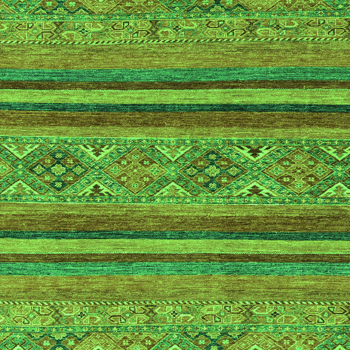 Abstract Green Modern Rug, abs2819grn