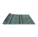 Sideview of Abstract Light Blue Modern Rug, abs2819lblu