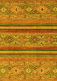 Abstract Yellow Modern Rug, abs2819yw