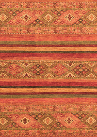 Abstract Orange Modern Rug, abs2819org