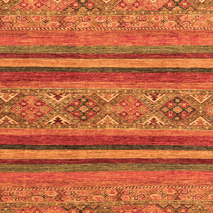 Abstract Orange Modern Rug, abs2819org