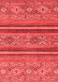 Abstract Red Modern Rug, abs2819red