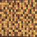 Square Oriental Brown Modern Rug, abs281brn