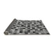 Sideview of Oriental Gray Modern Rug, abs281gry