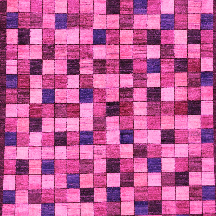 Machine Washable Oriental Pink Modern Rug, wshabs281pnk