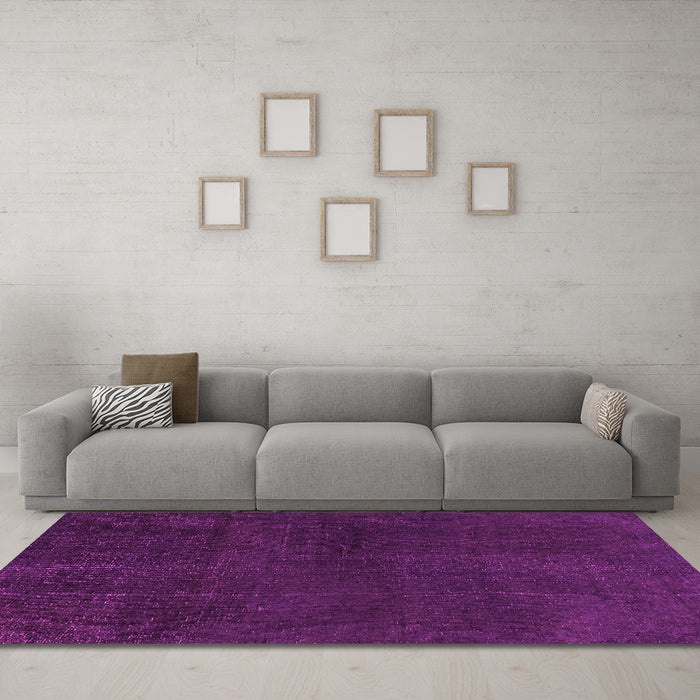 Machine Washable Abstract Pink Modern Rug in a Living Room, wshabs2820pnk