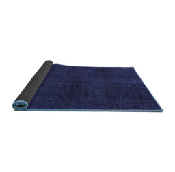 Sideview of Abstract Blue Modern Rug, abs2820blu