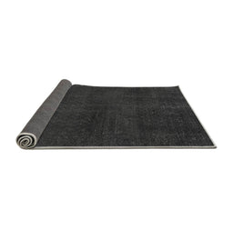 Sideview of Abstract Gray Modern Rug, abs2820gry