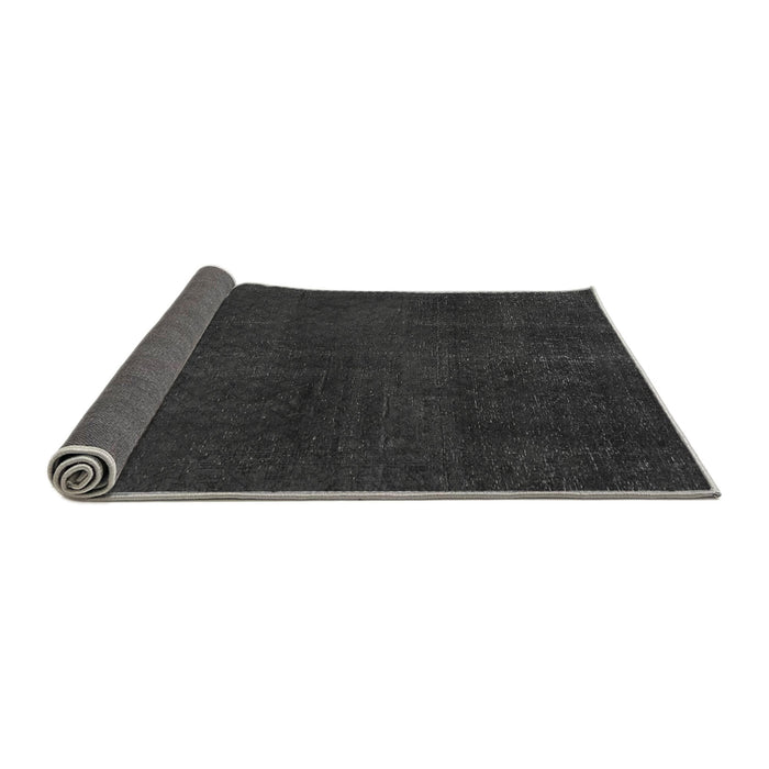 Sideview of Abstract Gray Modern Rug, abs2820gry