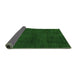 Sideview of Abstract Green Modern Rug, abs2820grn