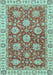 Oriental Light Blue Traditional Rug, abs2821lblu