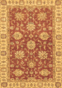 Oriental Brown Traditional Rug, abs2821brn