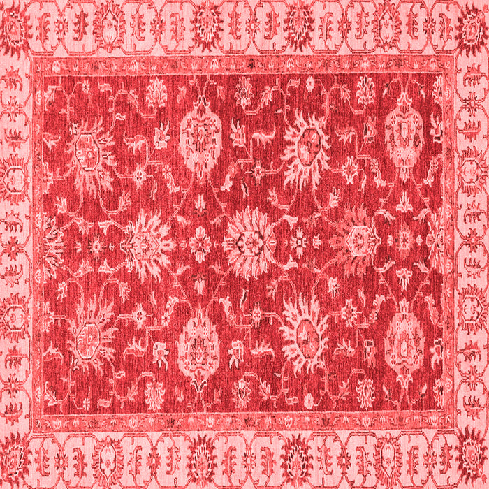 Machine Washable Oriental Red Traditional Rug, wshabs2821red
