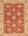 Abstract Red Oriental Rug, abs2821