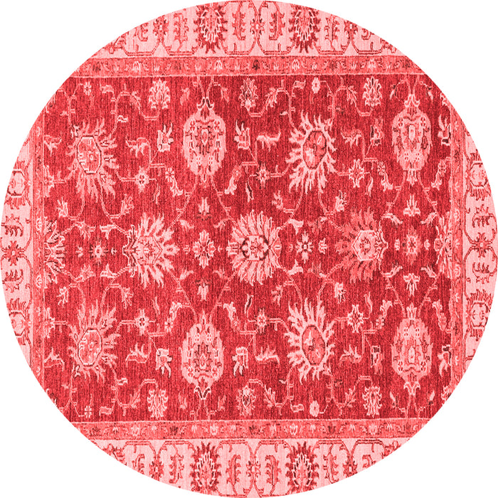 Machine Washable Oriental Red Traditional Rug, wshabs2821red