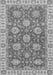 Machine Washable Oriental Gray Traditional Rug, wshabs2821gry