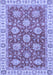 Machine Washable Oriental Blue Traditional Rug, wshabs2821blu