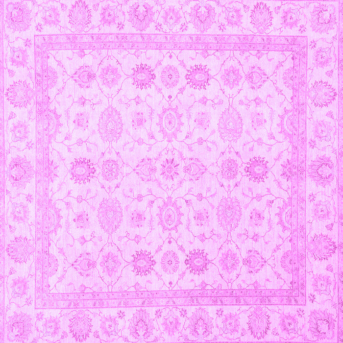 Square Oriental Purple Traditional Rug, abs2822pur