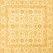 Square Oriental Brown Traditional Rug, abs2822brn