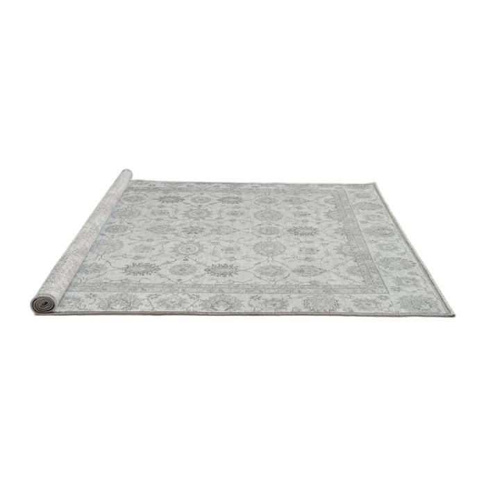 Sideview of Machine Washable Oriental Gray Traditional Rug, wshabs2822gry