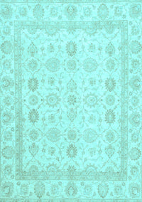 Oriental Light Blue Traditional Rug, abs2822lblu