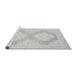 Sideview of Machine Washable Oriental Gray Traditional Rug, wshabs2823gry