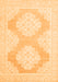 Machine Washable Oriental Orange Traditional Area Rugs, wshabs2823org