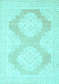 Oriental Light Blue Traditional Rug, abs2823lblu