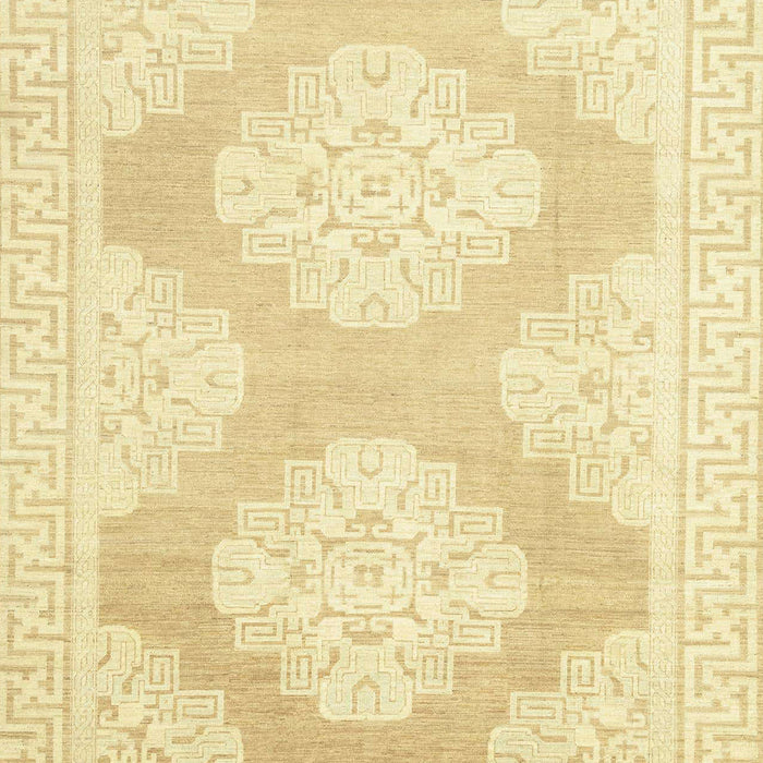 Machine Washable Abstract Sun Yellow Rug, wshabs2823