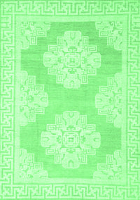 Oriental Emerald Green Traditional Rug, abs2823emgrn