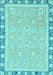 Oriental Light Blue Traditional Rug, abs2824lblu