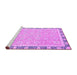 Sideview of Machine Washable Oriental Purple Traditional Area Rugs, wshabs2824pur