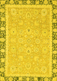 Oriental Yellow Traditional Rug, abs2824yw