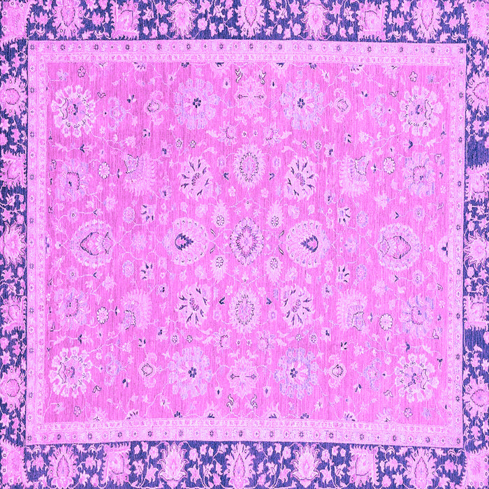 Square Oriental Purple Traditional Rug, abs2824pur