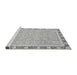 Sideview of Machine Washable Oriental Gray Traditional Rug, wshabs2824gry