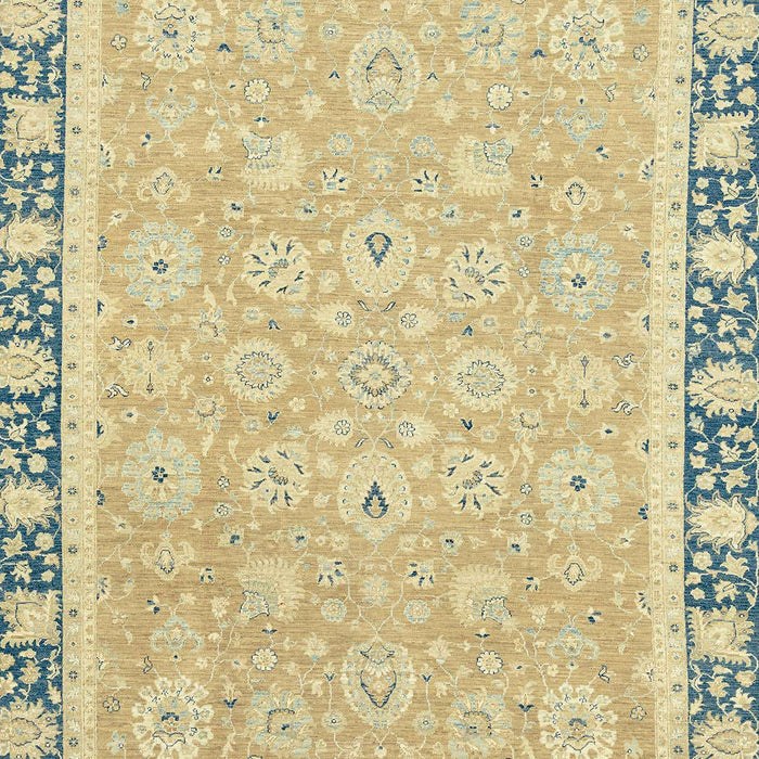 Machine Washable Abstract Brass Green Rug, wshabs2824