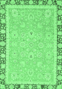 Oriental Emerald Green Traditional Rug, abs2824emgrn