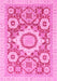 Abstract Pink Modern Rug, abs2825pnk