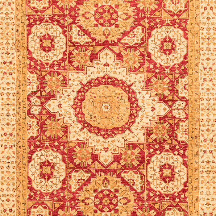 Machine Washable Abstract Orange Modern Area Rugs, wshabs2825org