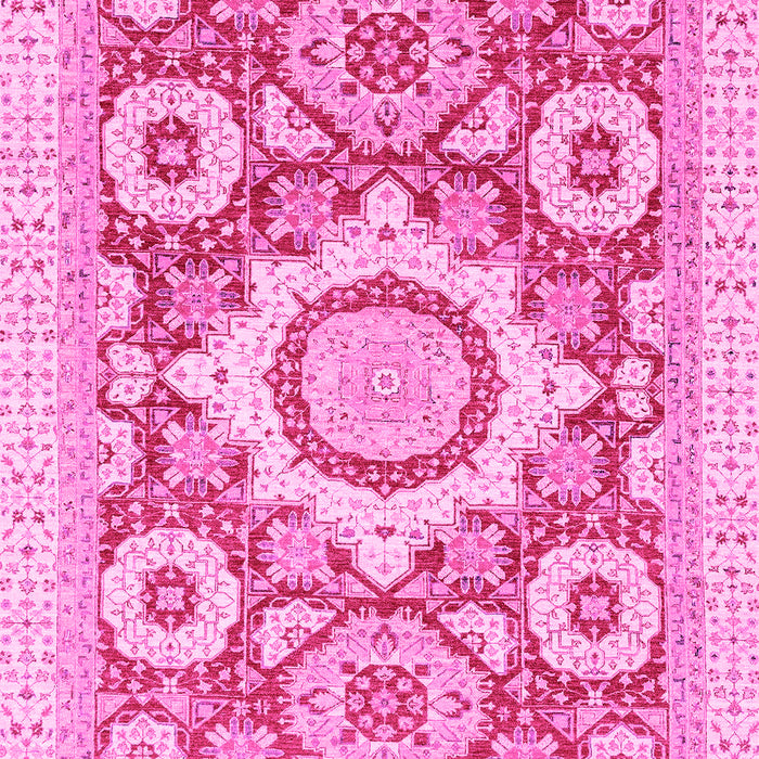 Machine Washable Abstract Pink Modern Rug, wshabs2825pnk