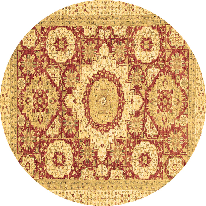 Round Machine Washable Abstract Brown Modern Rug, wshabs2825brn
